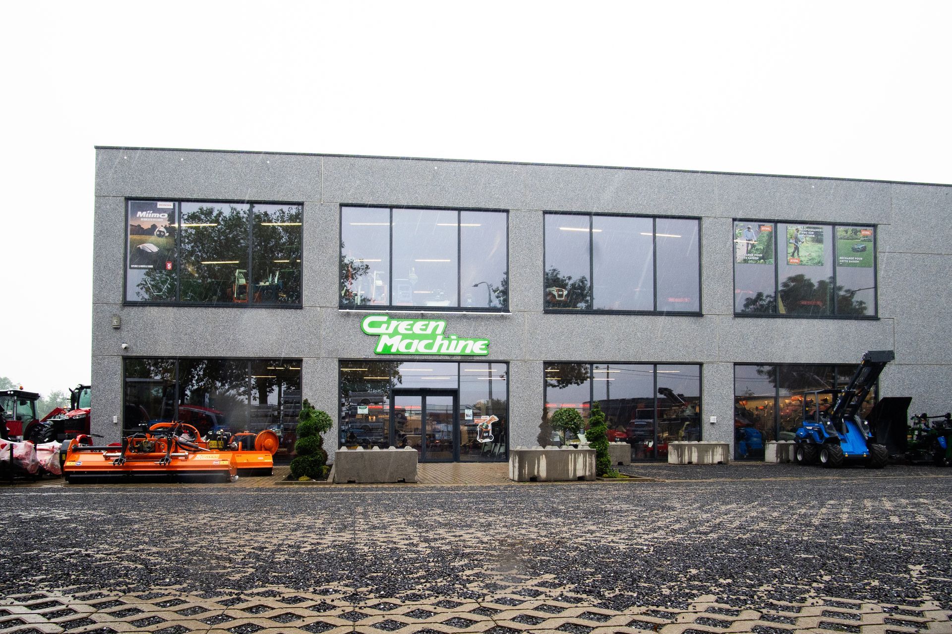 Le magasin Green Machine à Hannut
